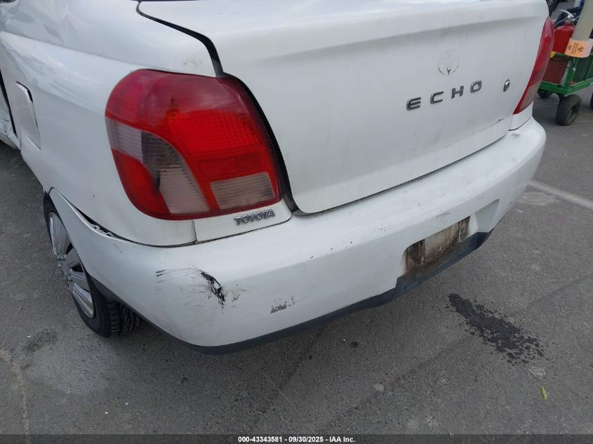 2000 Toyota Echo VIN: JTDAT1236Y5014251 Lot: 43343581