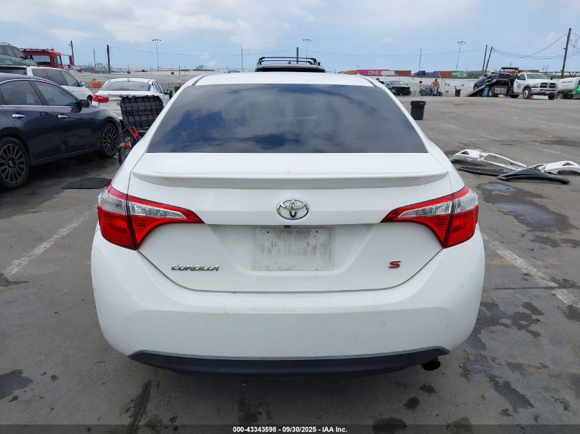 2015 Toyota Corolla S Plus VIN: 2T1BURHE8FC338584 Lot: 43343598