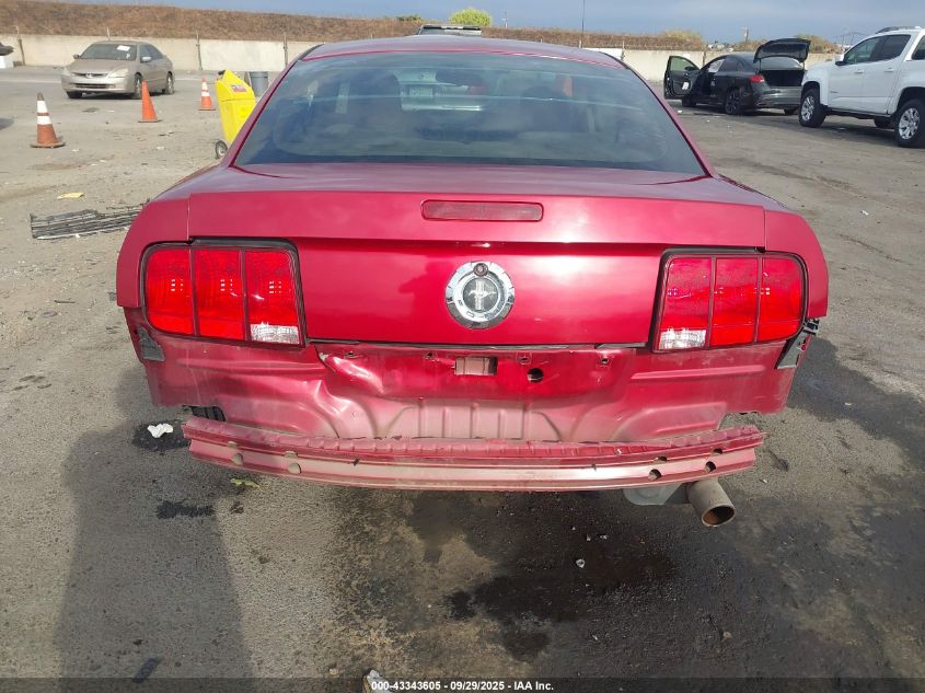 2005 Ford Mustang V6 Deluxe/V6 Premium VIN: 1ZVFT80N955158307 Lot: 43343605