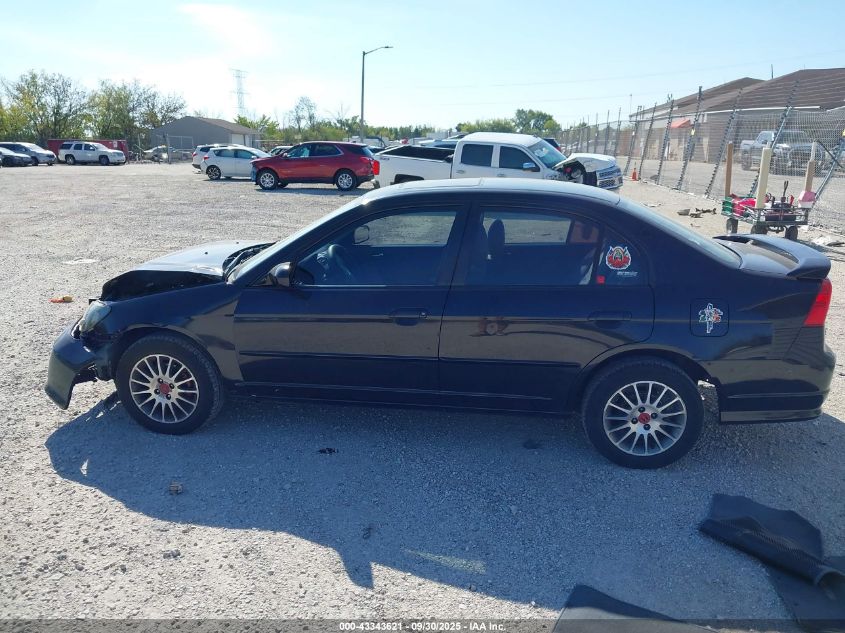 2005 Honda Civic Lx VIN: 2HGES16535H628759 Lot: 43343621