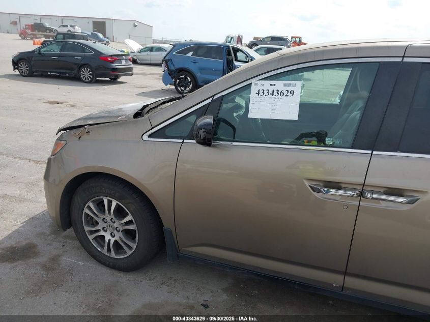 2011 Honda Odyssey Ex-L VIN: 5FNRL5H64BB035939 Lot: 43343629