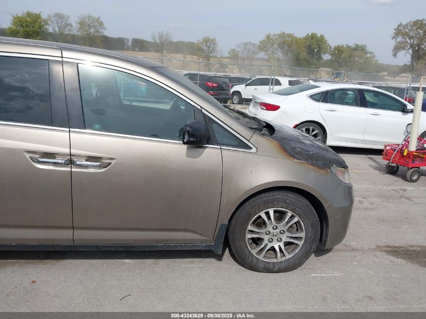 2011 Honda Odyssey Ex-L VIN: 5FNRL5H64BB035939 Lot: 43343629