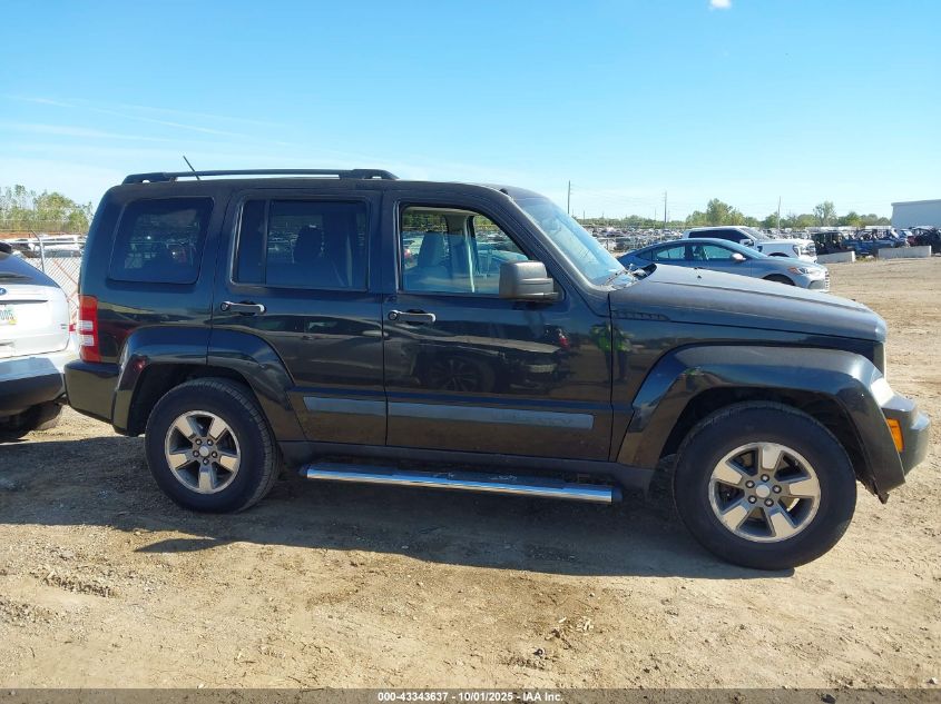 2008 Jeep Liberty Sport VIN: 1J8GN28K28W221019 Lot: 43343637