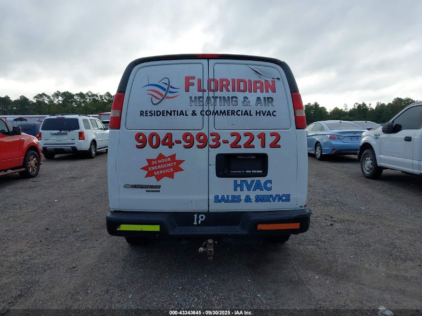 2016 Chevrolet Express 2500 Work Van VIN: 1GCWGAFG9G1165372 Lot: 43343645