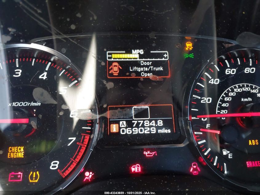 2020 Subaru Wrx VIN: JF1VA1A69L9820353 Lot: 43343659