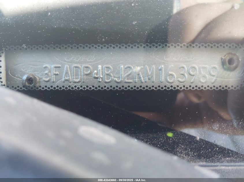 2019 FORD FIESTA SE - 3FADP4BJ2KM163989