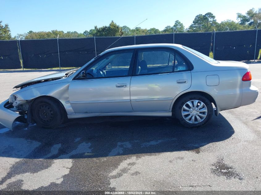 2001 Toyota Corolla S VIN: 1NXBR12E21Z458769 Lot: 43343668