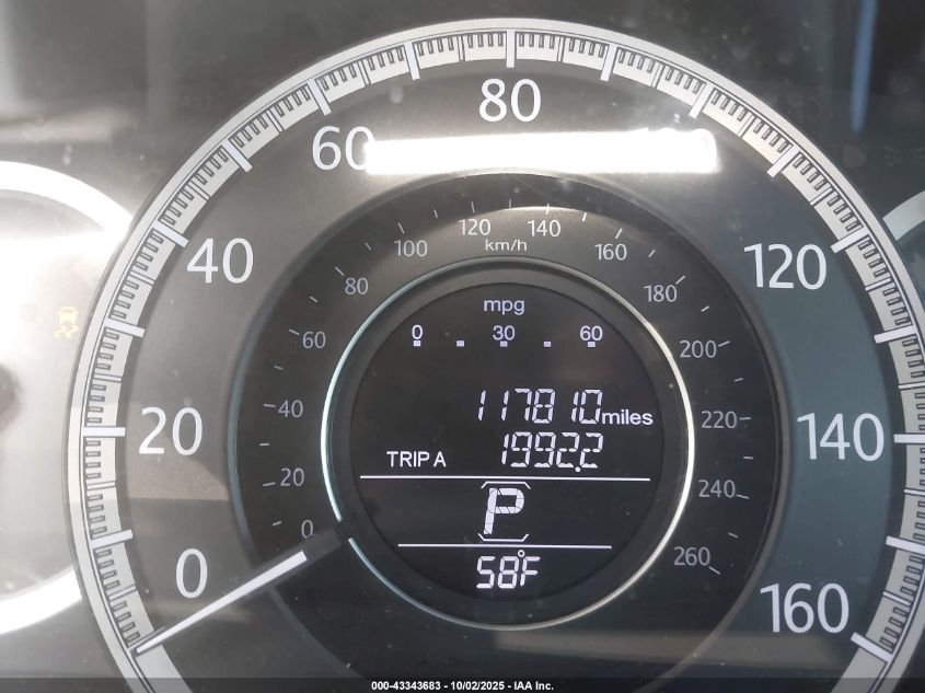 2015 Honda Accord Ex-L 2.0T VIN: 1HGCR3584SA006227 Lot: 43343683