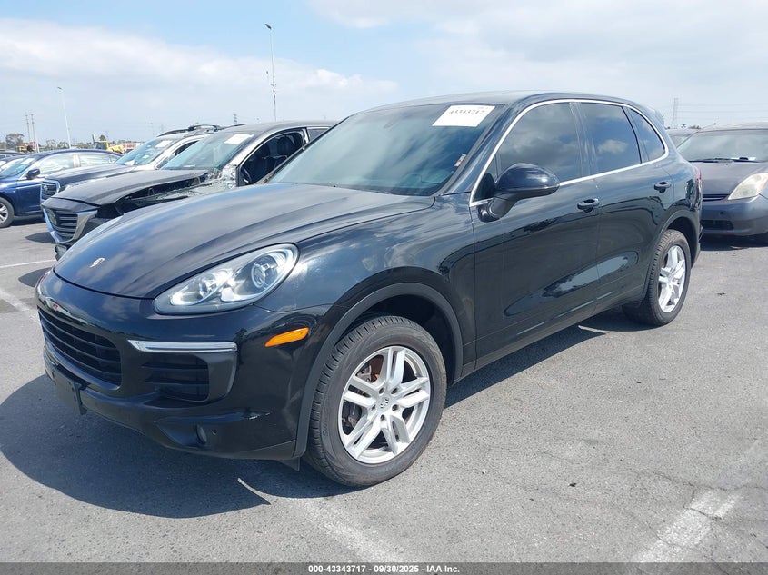 2016 Porsche Cayenne black other gasoline WP1AA2A22GLA10307 photo #3