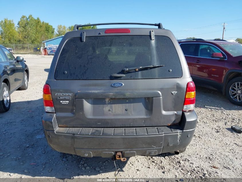 2005 Ford Escape Limited VIN: 1FMYU94135KB52991 Lot: 43343726