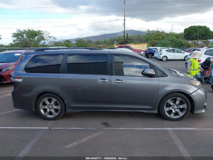 2013 Toyota Sienna Se 8 Passenger VIN: 5TDXK3DC2DS282935 Lot: 43343771