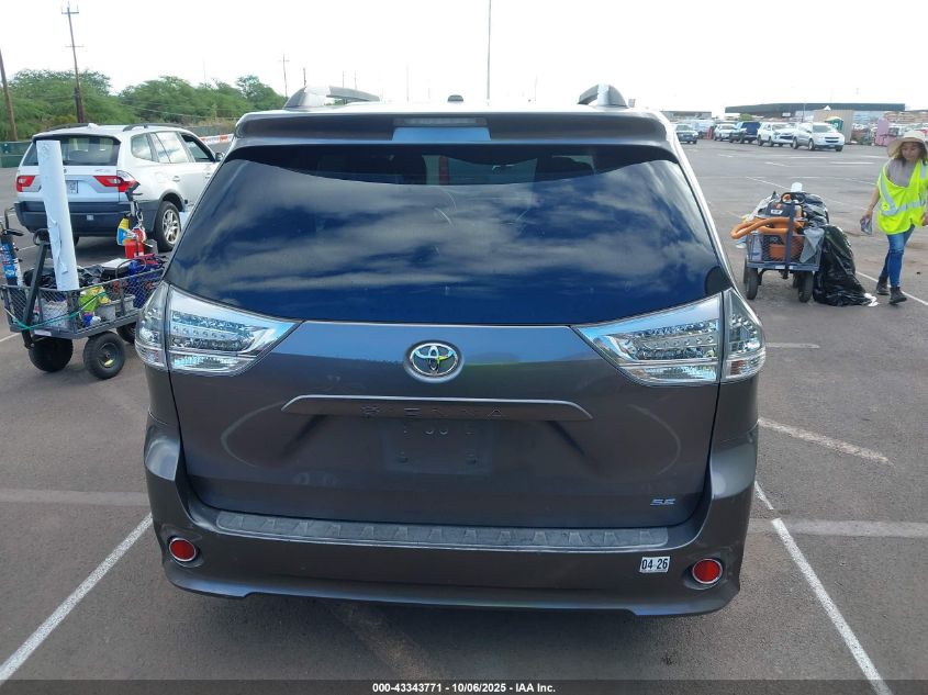 2013 Toyota Sienna Se 8 Passenger VIN: 5TDXK3DC2DS282935 Lot: 43343771