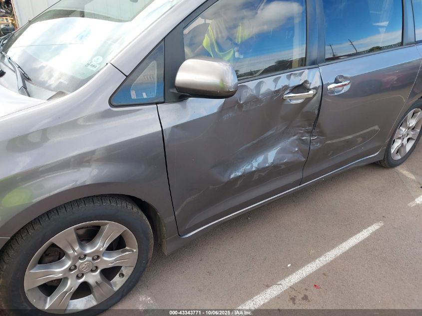 2013 Toyota Sienna Se 8 Passenger VIN: 5TDXK3DC2DS282935 Lot: 43343771