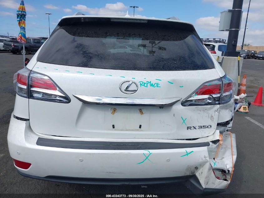 2013 Lexus Rx 350 VIN: JTJZK1BA3D2416662 Lot: 43343773