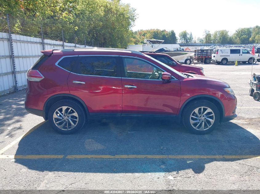 2015 Nissan Rogue Sl VIN: 5N1AT2MV5FC778827 Lot: 43343807
