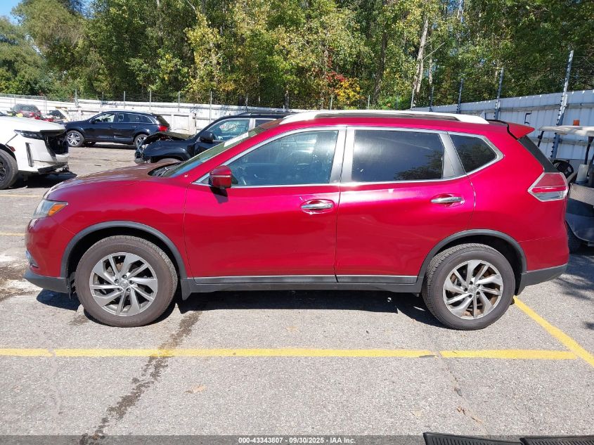 2015 Nissan Rogue Sl VIN: 5N1AT2MV5FC778827 Lot: 43343807