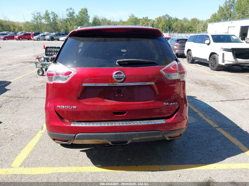 2015 Nissan Rogue Sl VIN: 5N1AT2MV5FC778827 Lot: 43343807