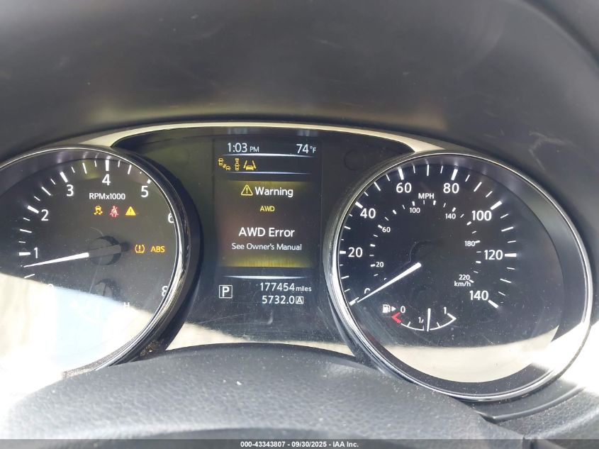 2015 Nissan Rogue Sl VIN: 5N1AT2MV5FC778827 Lot: 43343807