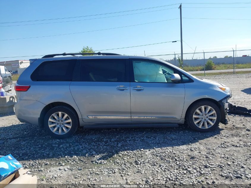 2015 Toyota Sienna Xle 7 Passenger VIN: 5TDDK3DC0FS110117 Lot: 43343839
