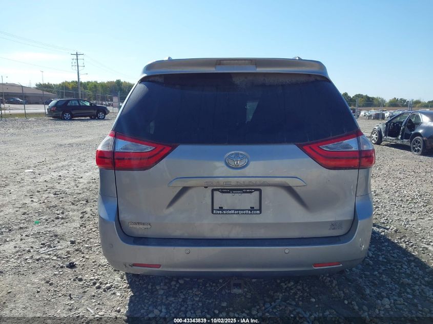 2015 Toyota Sienna Xle 7 Passenger VIN: 5TDDK3DC0FS110117 Lot: 43343839