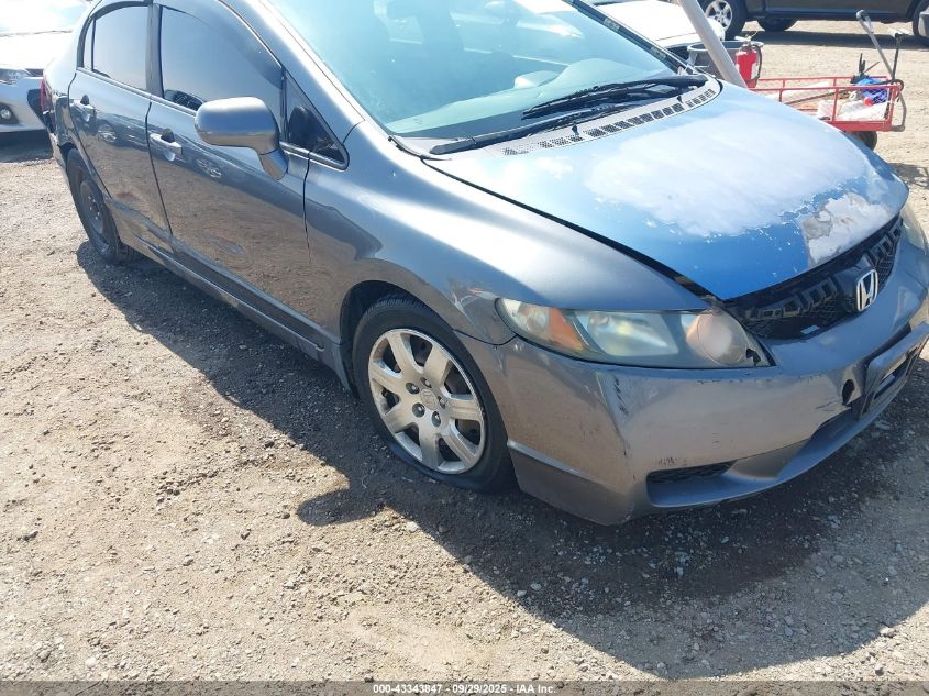 2009 Honda Civic Lx VIN: 19XFA16599E051663 Lot: 43343847