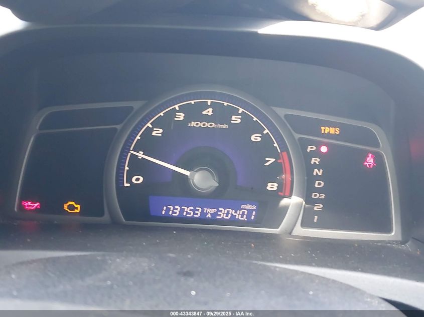 2009 Honda Civic Lx VIN: 19XFA16599E051663 Lot: 43343847