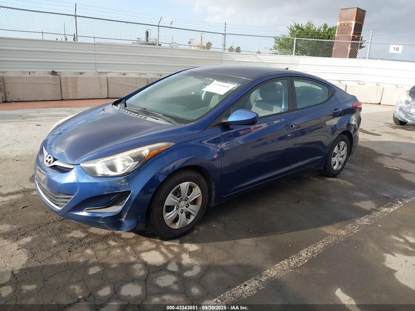 2016 HYUNDAI ELANTRA SE - 5NPDH4AE4GH722242