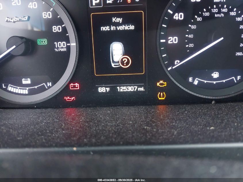 2016 Hyundai Sonata Hybrid Se VIN: KMHE24L11GA040938 Lot: 43343853