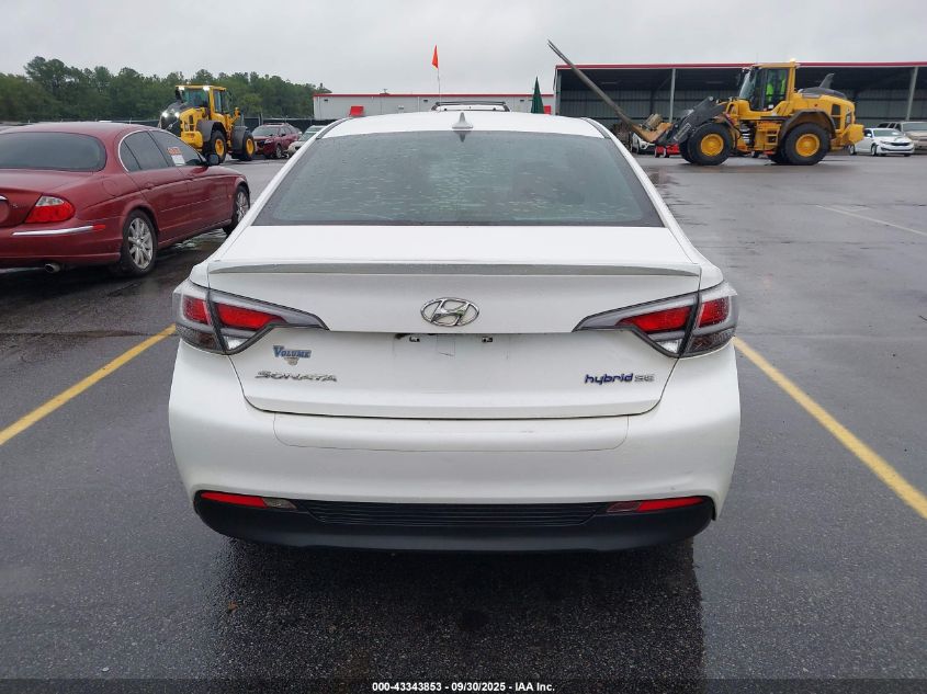 2016 Hyundai Sonata Hybrid Se VIN: KMHE24L11GA040938 Lot: 43343853