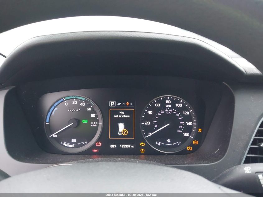 2016 Hyundai Sonata Hybrid Se VIN: KMHE24L11GA040938 Lot: 43343853