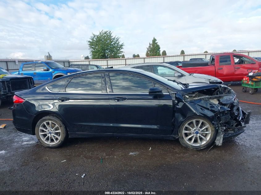 2017 Ford Fusion Se VIN: 3FA6P0H70HR345084 Lot: 43343922