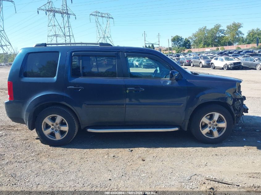 2011 Honda Pilot Ex-L VIN: 5FNYF4H57BB105440 Lot: 43343964