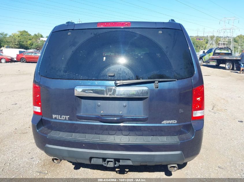 2011 Honda Pilot Ex-L VIN: 5FNYF4H57BB105440 Lot: 43343964