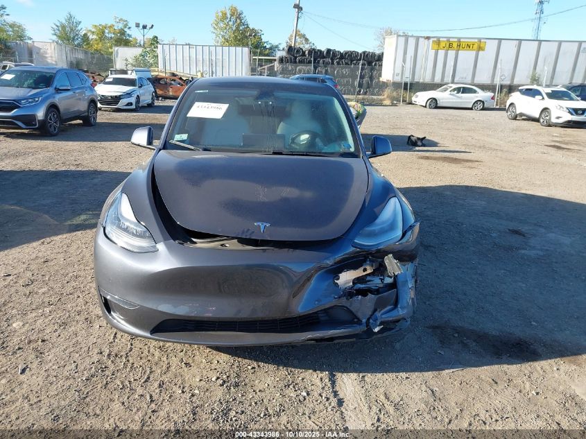 2021 Tesla Model Y Performance Dual Motor All-Wheel Drive VIN: 5YJYGDEF5MF084066 Lot: 43343986