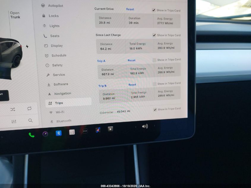 2021 Tesla Model Y Performance Dual Motor All-Wheel Drive VIN: 5YJYGDEF5MF084066 Lot: 43343986