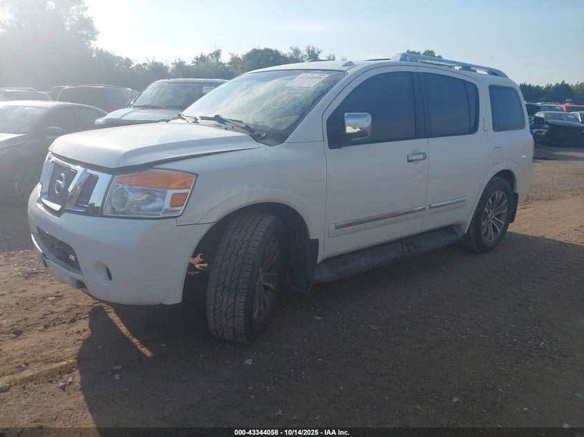 Vin: 5n1ba0nd9fn618734, lot: 43838772, nissan armada sl 20152