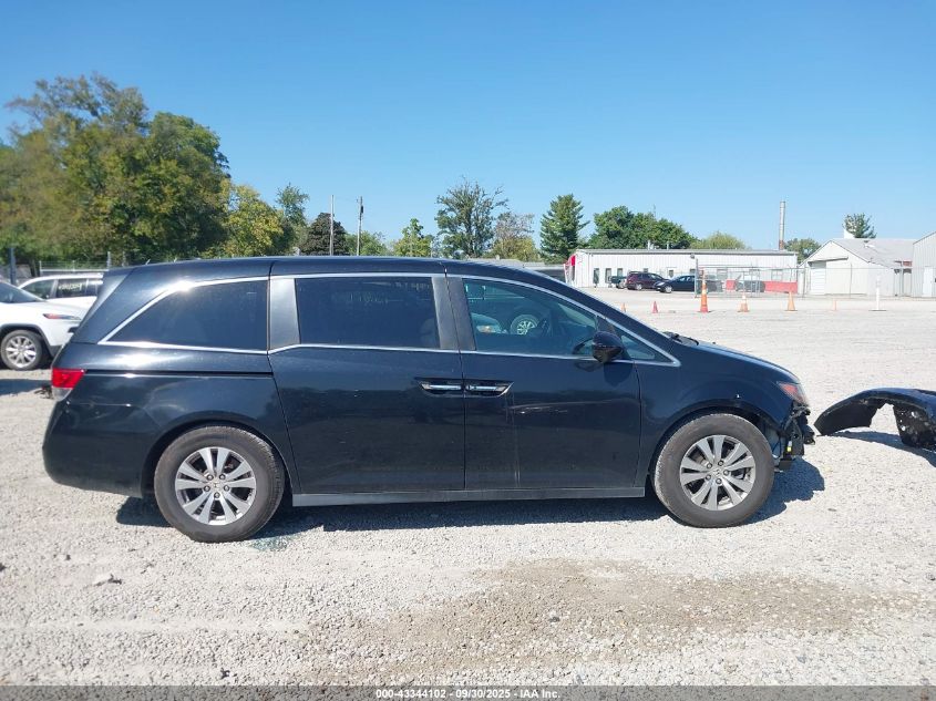 2014 Honda Odyssey Ex-L VIN: 5FNRL5H62EB121173 Lot: 43344102