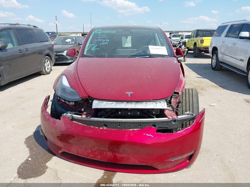 2025 Tesla Model Y Performance Dual Motor All-Wheel Drive VIN: 7SAYGDEF1SA351359 Lot: 43344111