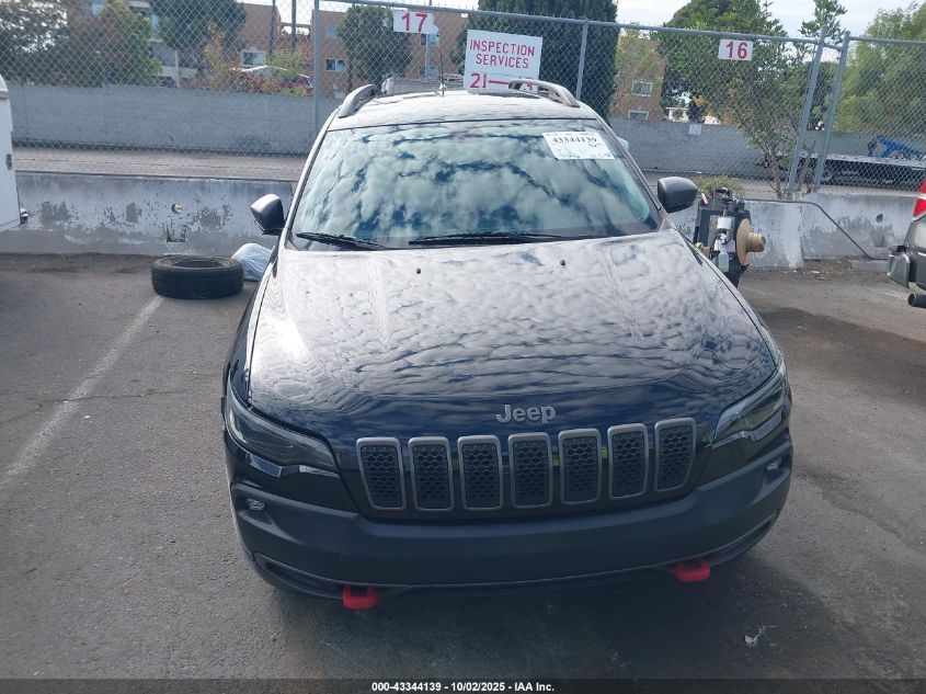 2019 Jeep Cherokee Trailhawk 4X4 VIN: 1C4PJMBX6KD391180 Lot: 43344139