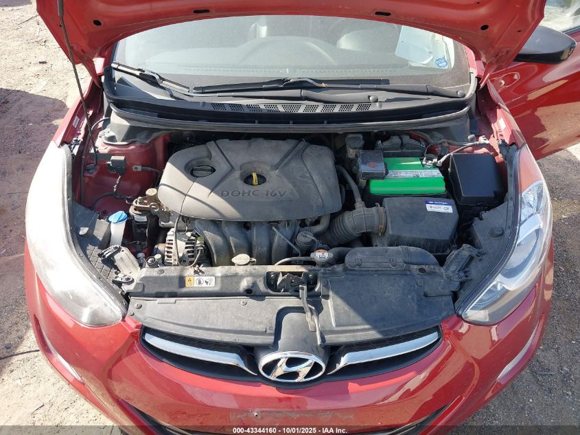 2012 Hyundai Elantra Limited (Ulsan Plant) VIN: KMHDH4AE8CU243494 Lot: 43344160