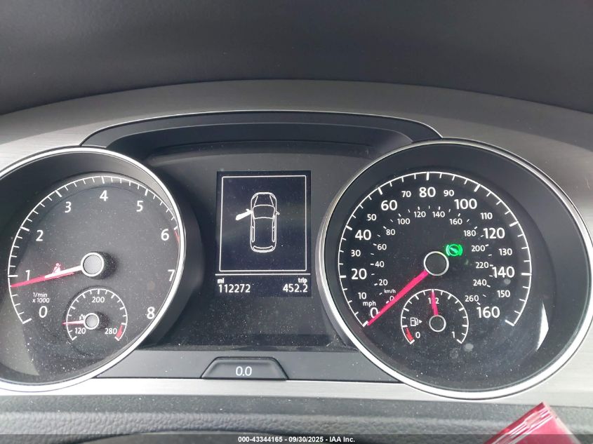 2016 Volkswagen Golf Tsi S 4-Door VIN: 3VW217AU3GM021123 Lot: 43344165