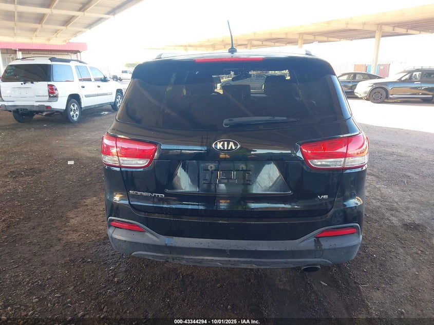 2016 Kia Sorento 3.3L Lx VIN: 5XYPG4A55GG156776 Lot: 43344294