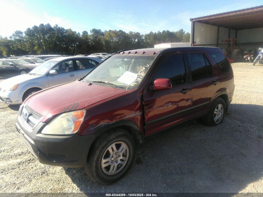 2003 Honda Cr-V Ex VIN: SHSRD78883U141590 Lot: 43344309