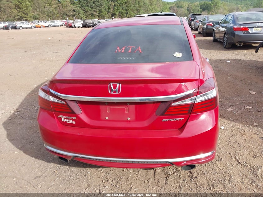 2017 Honda Accord Sport VIN: 1HGCR2F50HA095748 Lot: 43344335