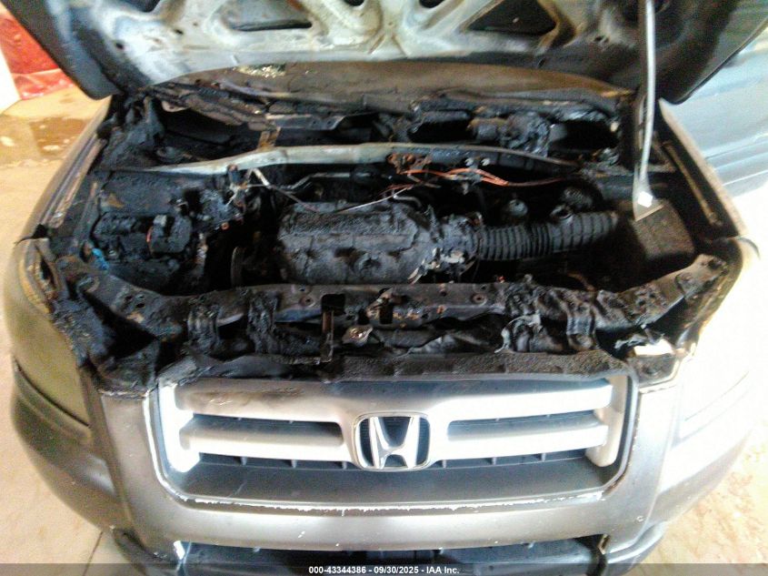 2006 Honda Pilot Ex-L VIN: 5FNYF18646B002697 Lot: 43344386