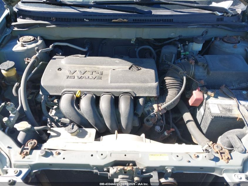 2003 Toyota Corolla Le VIN: 1NXBR32E73Z019727 Lot: 43344422