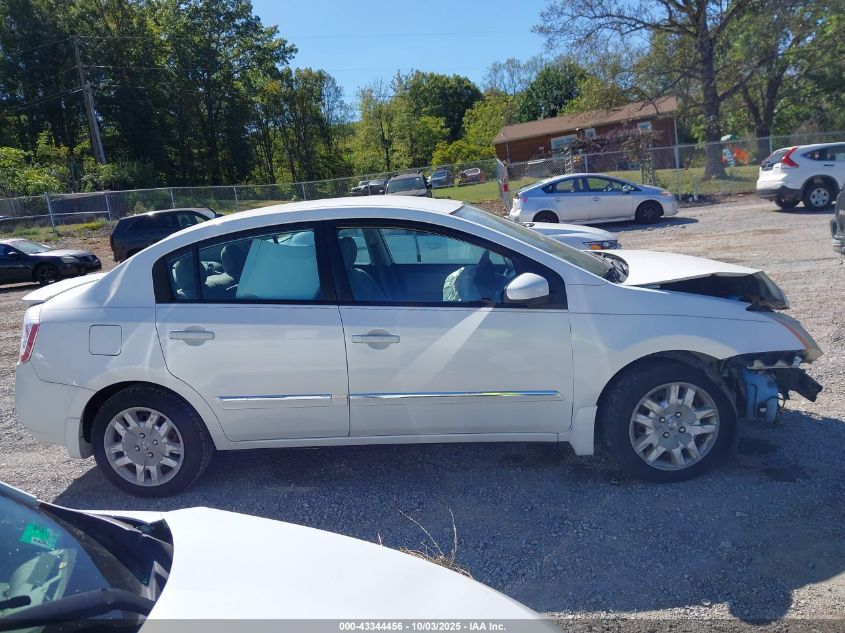 2012 Nissan Sentra 2.0 S VIN: 3N1AB6AP1CL609671 Lot: 43344456