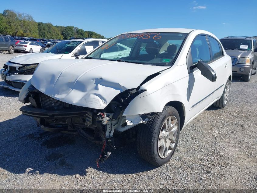 2012 Nissan Sentra 2.0 S VIN: 3N1AB6AP1CL609671 Lot: 43344456