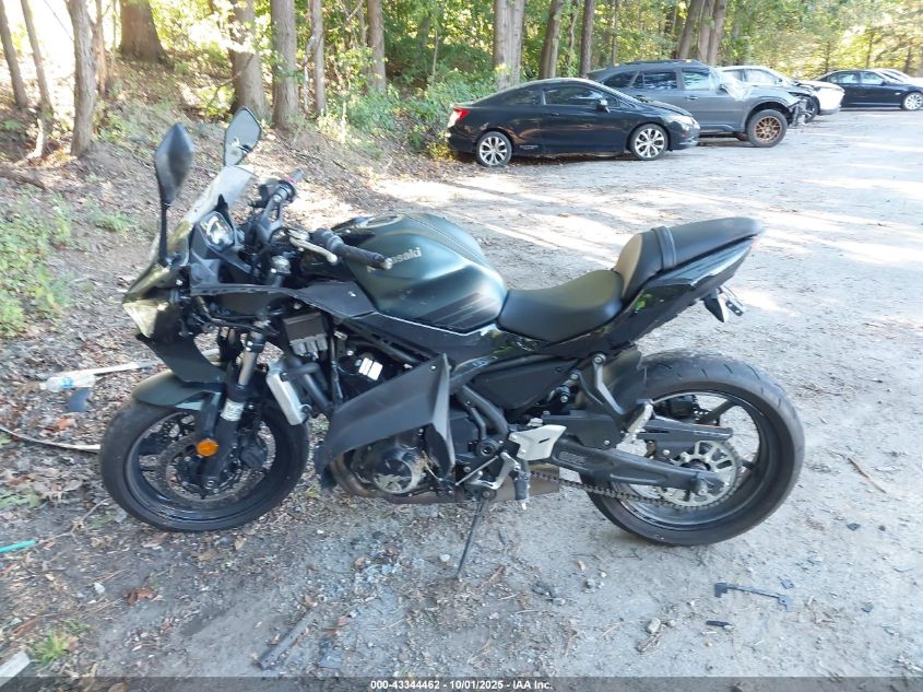 2025 Kawasaki Ex650 P VIN: ML5EXEP16SDAG0169 Lot: 43344462