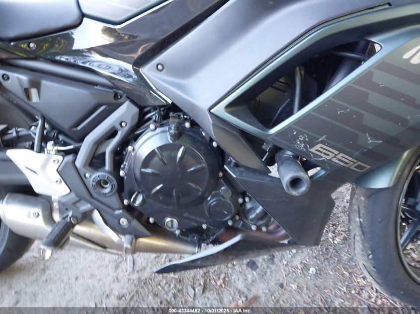 2025 Kawasaki Ex650 P VIN: ML5EXEP16SDAG0169 Lot: 43344462